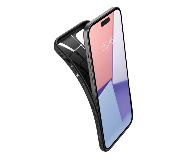 SPIGEN Liquid Air do iPhone 15 Matte czarny - 1178834 - zdjęcie 2